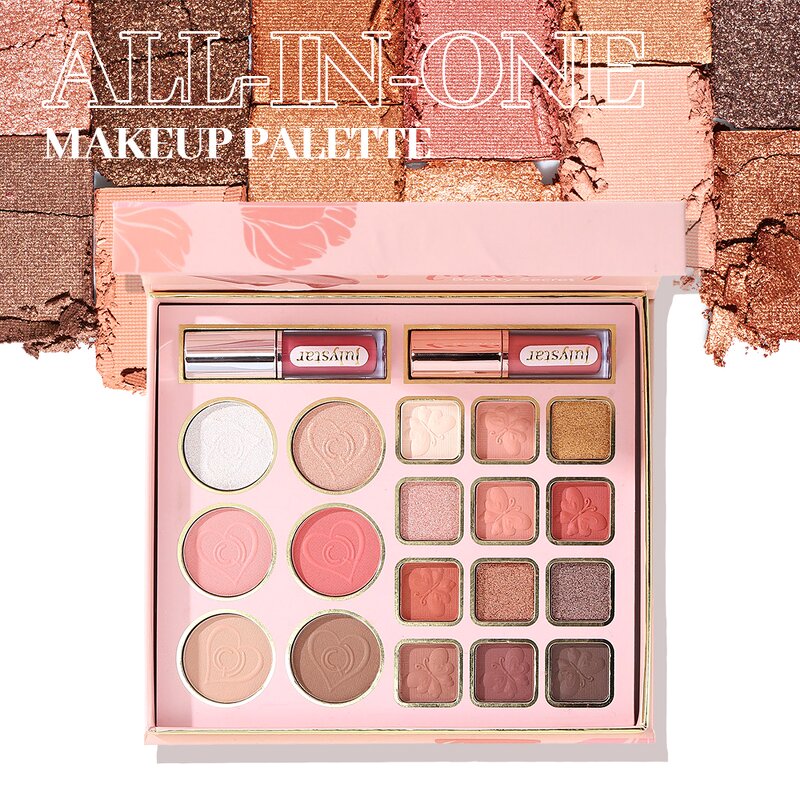 Face Makeup Palette Manufacturer - Eyeshadow Blush Highlighter Contour Matte Lip Set