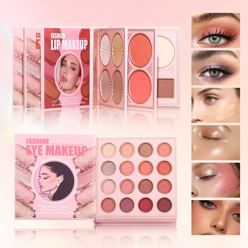 Makeup Palette Manufacturer - Wholesale 6 Layer Book-style Waterproof Matte Natural