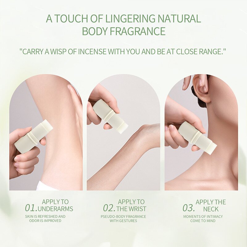 Solid Perfume Stick Manufacturer - Custom 4 Flavor Refreshing Long-Lasting Deodorant