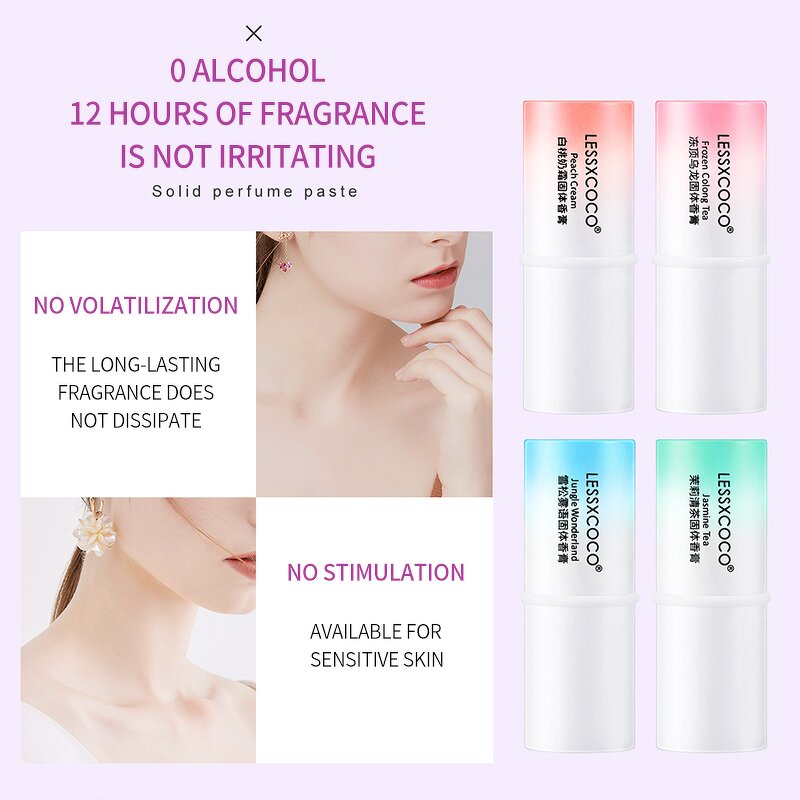 Solid Perfume Balm Manufacturer - Wholesale Private Label 7.8g Natural Flower