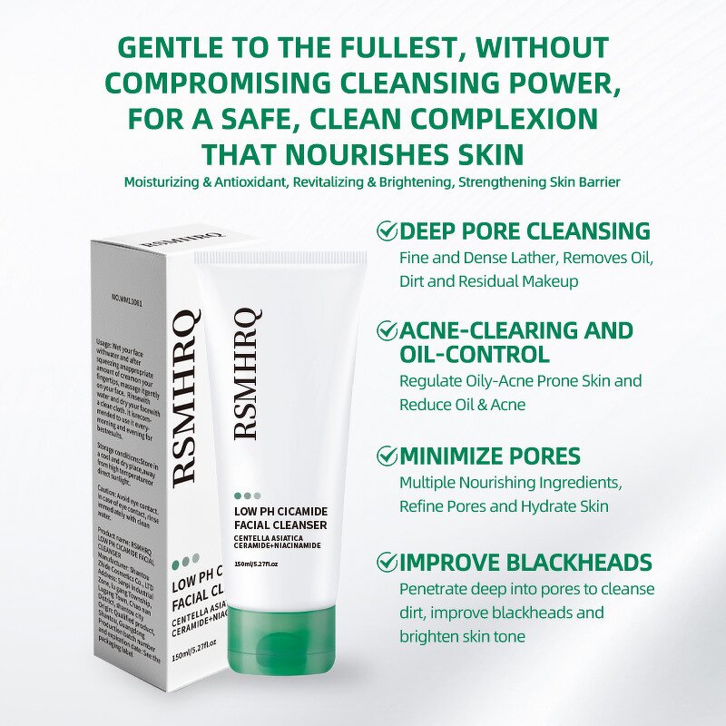 Facial Cleanser Manufacturer - Niacinamide 2 in 1 Makeup Remover with Acne Treatment