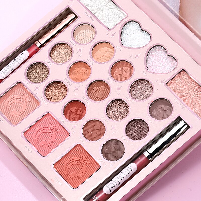 Makeup Palette Manufacturer - Wholesale 24 Color 4-in-1 Blush Highlighter Eyeshadow