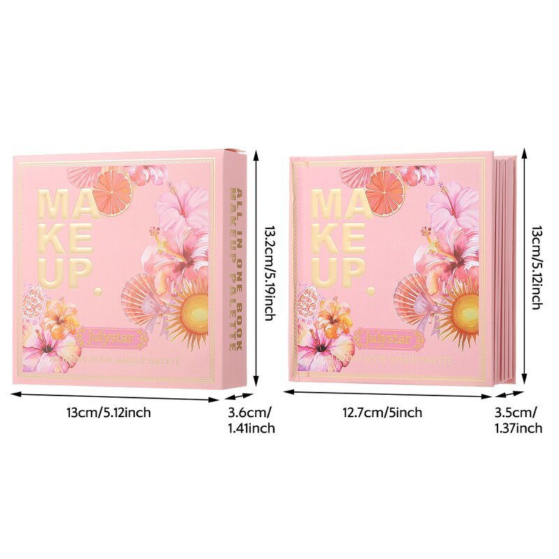 Makeup Palette Manufacturer - Wholesale 6 Layer Book-style Waterproof Matte Natural