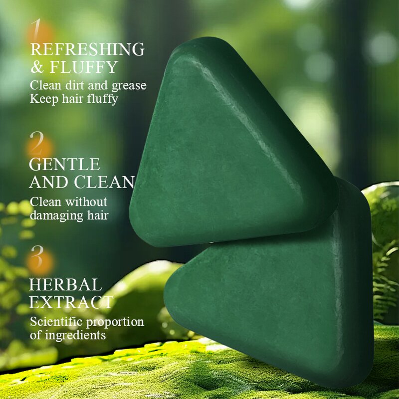 Shampoo Bar Manufacturer - Wholesale Oil Control Green Platycladus Orientalis Leaf