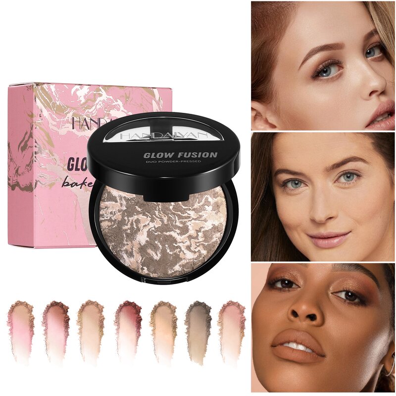 Setting Powder Manufacturer - Oil-Control Mineral Roasted Marble 6 Color Pearlescent