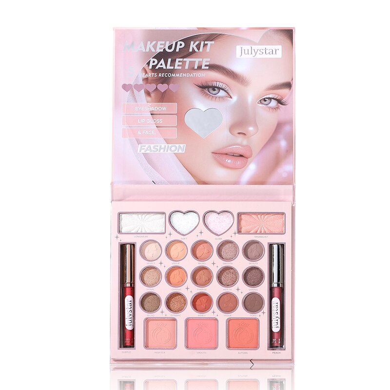 Makeup Palette Manufacturer - Wholesale 24 Color 4-in-1 Blush Highlighter Eyeshadow