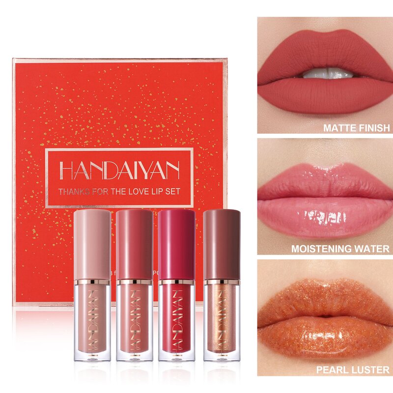 Lip Gloss Set Manufacturer - ANDAIYAN 12 Colors Moisturizing Pigmented Shimmering