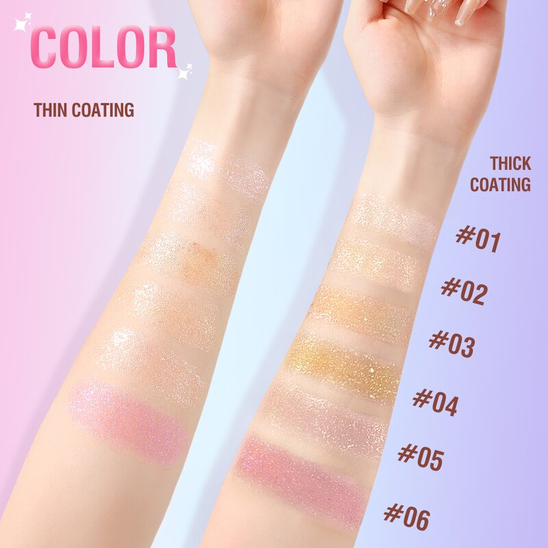 Contour Stick Manufacturer - 6 Color Pearl Shine Waterproof Jelly Highlighter
