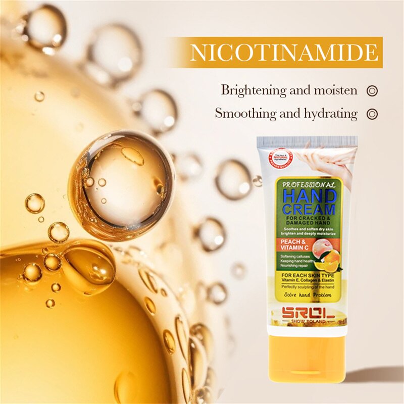 Hand Cream Manufacturer - Wholesale Peach Vitamin C Collagen 60ml for Each Skin