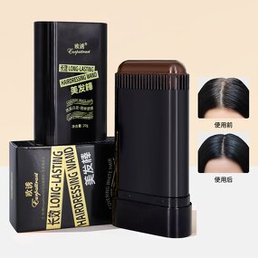 Hair Dye Stick Manufacturer - Vegan 3 Color Magic Wand Cover Grey Hair with Comb