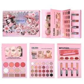 Makeup Palette Manufacturer - Matte Glitter 3 Layer Book Blush Highlighter Eyeshadow