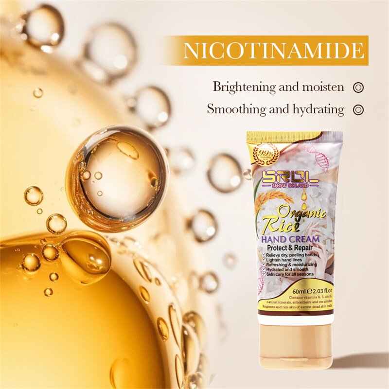 Hand Cream Manufacturer - Wholesale Custom Organic Rice 60ml for All Seasons