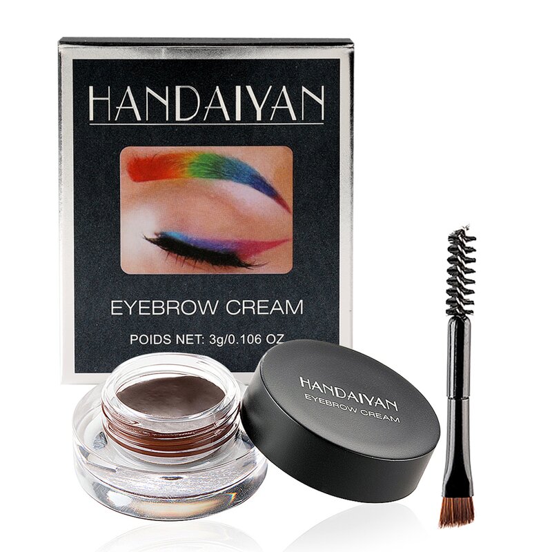 Eyebrow Gel Manufacturer - HANDAIYAN 12 Colors Colored Tint with Brush Waterproof