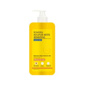 Shower Gel Manufacturer - Antibacterial Sulfur Mite Removal 3 in 1 Exfoliating