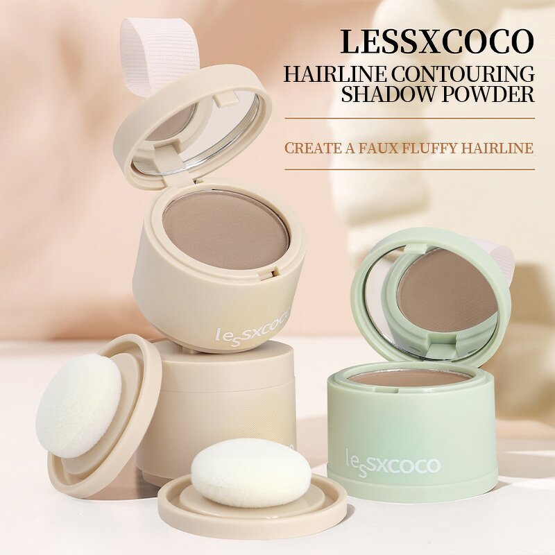 Hair Shadow Powder Manufacturer - 3 Color Forehead Shading Black Brown Coffee