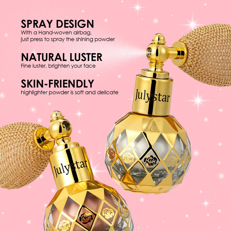 Highlighter Powder Spray Manufacturer - Wholesale Mineral Fine Shimmer Body Glitter