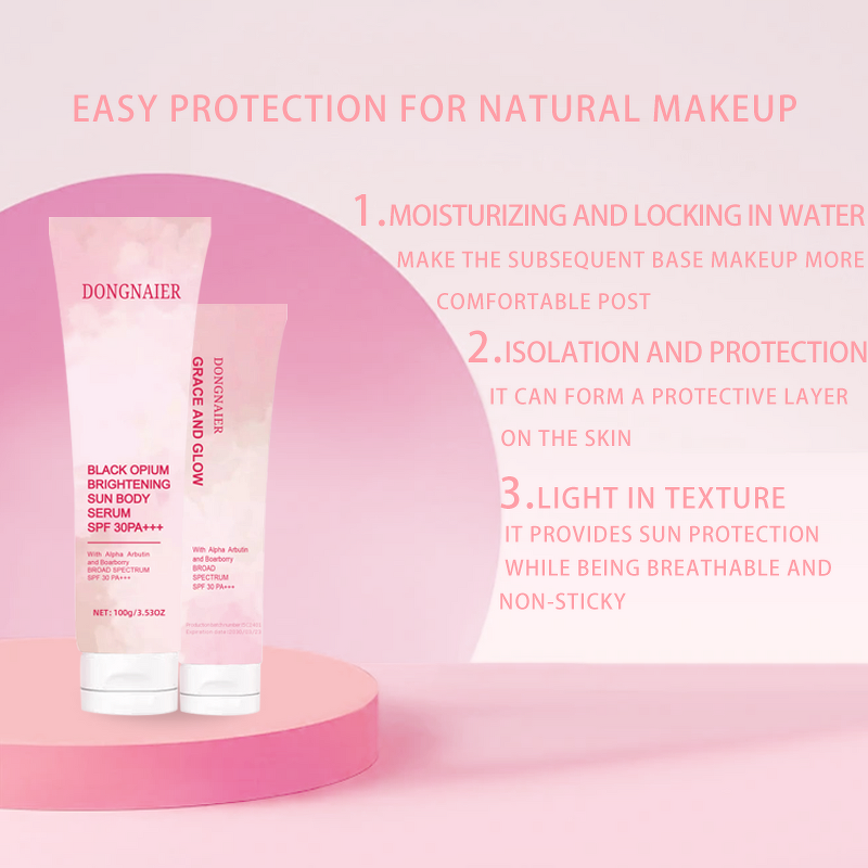 Sunscreen Body Essence Manufacturer - Wholesale 100g Black Opium Brightening SPF 30