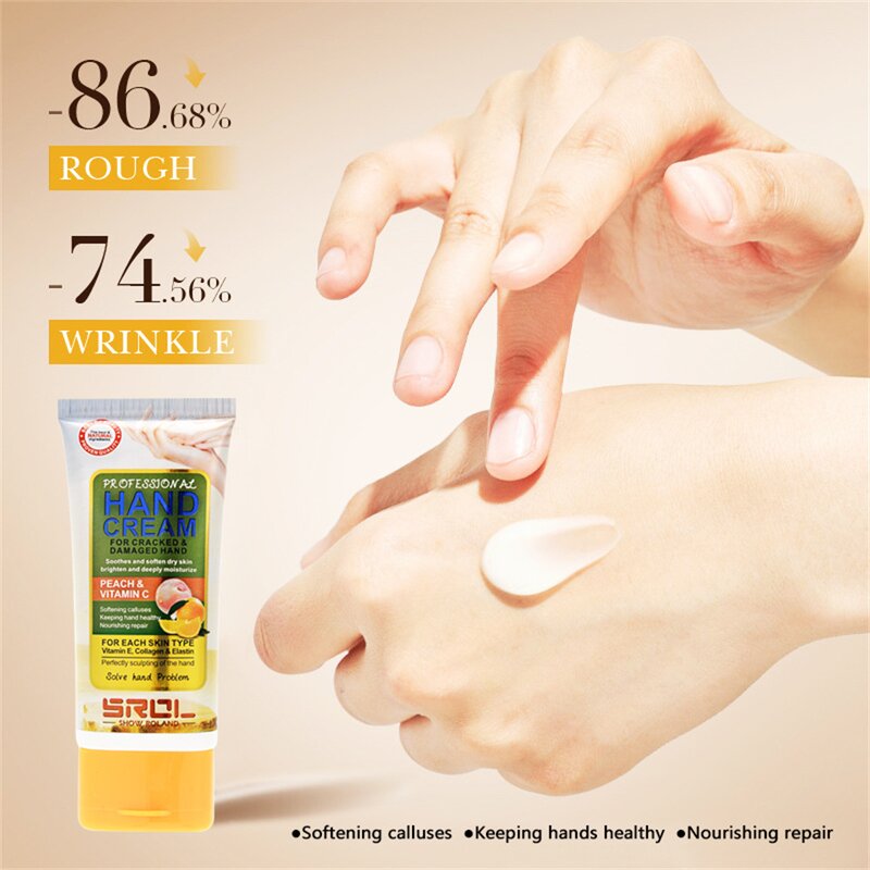 Hand Cream Manufacturer - Wholesale Peach Vitamin C Collagen 60ml for Each Skin