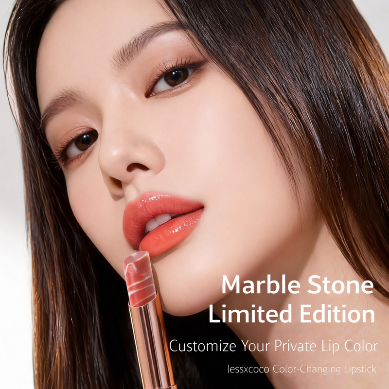 Lip Balm Manufacturer - Private Label Vegan Marble Temperature-sensitive Color Change