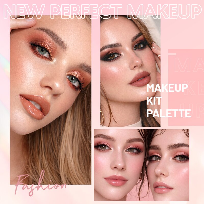 Makeup Palette Manufacturer - Wholesale 24 Color 4-in-1 Blush Highlighter Eyeshadow