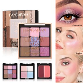 Eyeshadow Palette Manufacturer - 3-Layer 3-in-1 Highlight Blush Combo & Private Label