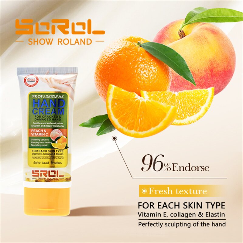 Hand Cream Manufacturer - Wholesale Peach Vitamin C Collagen 60ml for Each Skin