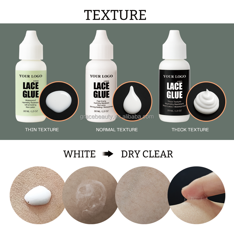 Natural Wig Glue - Manufacturer - Secure 2-3 Weeks Hold Sweatproof Waterproof Wig Adhesive