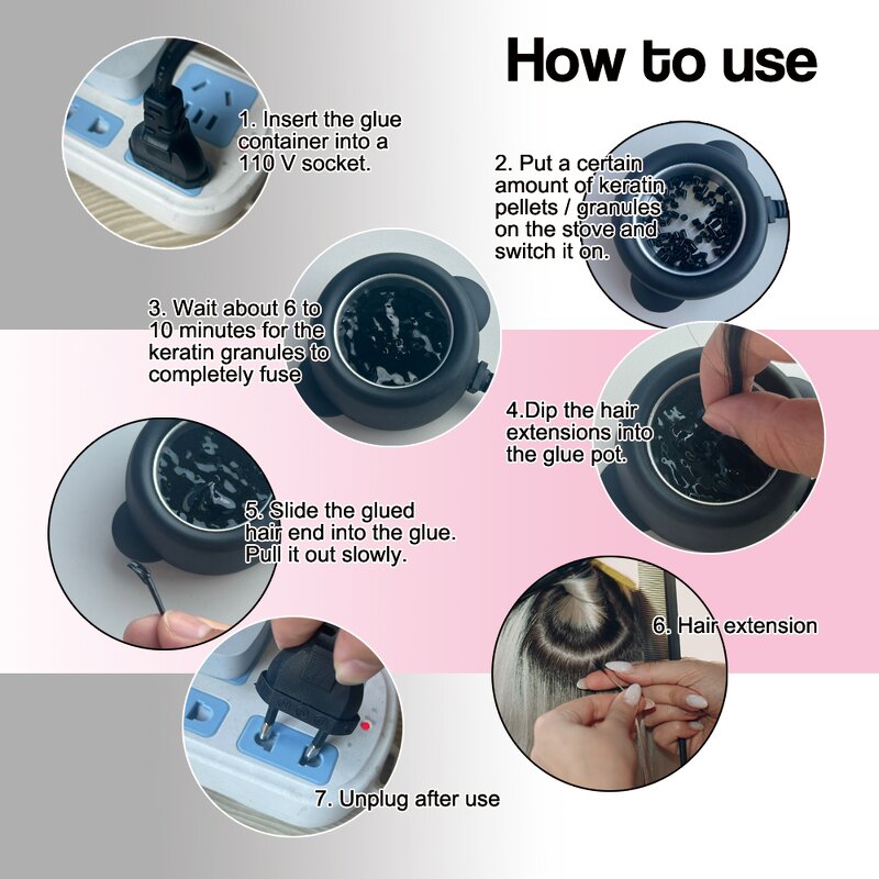 Mini Keratin Glue Pot - Manufacturer - Wholesale 30W Electric Melting Beads Pan Warmer Hair Extension