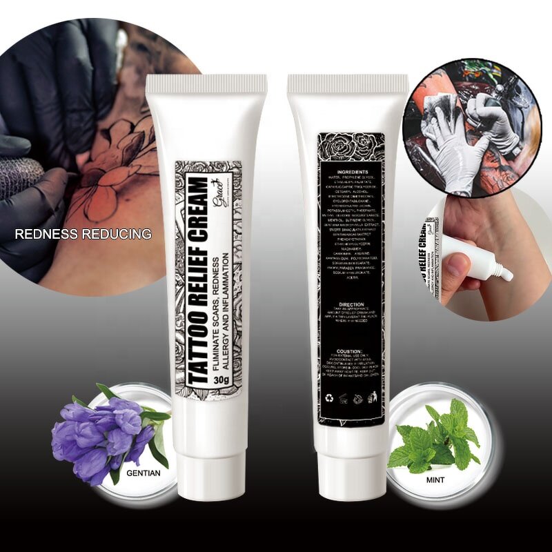 Tattoo Aftercare Balm - Manufacturer - Private Label Organic Deep Cleansing Foam Repair Butter Relief Cream