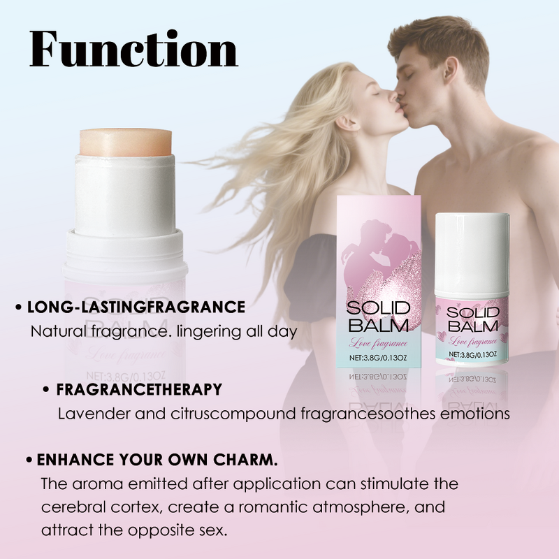 Solid Perfume Stick - Manufacturer - Custom Logo Lavender Citrus 3.8g Long Lasting Parfum Balm