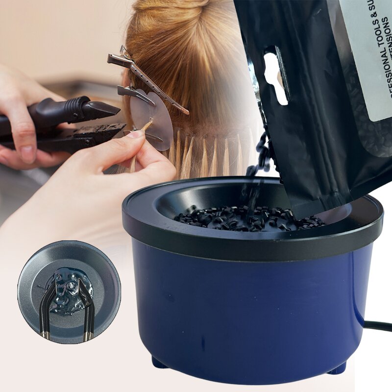 Fusion Hair Extension Hot Pot - Manufacturer - Professional 80W Keratin Glue Beads Melting Pot