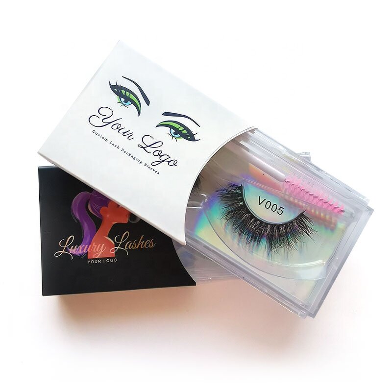 Eyelash Packaging - Manufacturer - Private Label Lash case Custom logo Design Eyelashes Sleeve Boxes