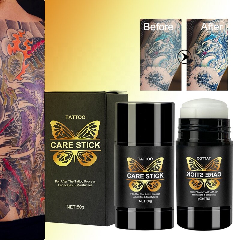 Tattoo Aftercare Ointment - Manufacturer - Custom Logo Organic Long Term Enhance Colors Brighten Balm
