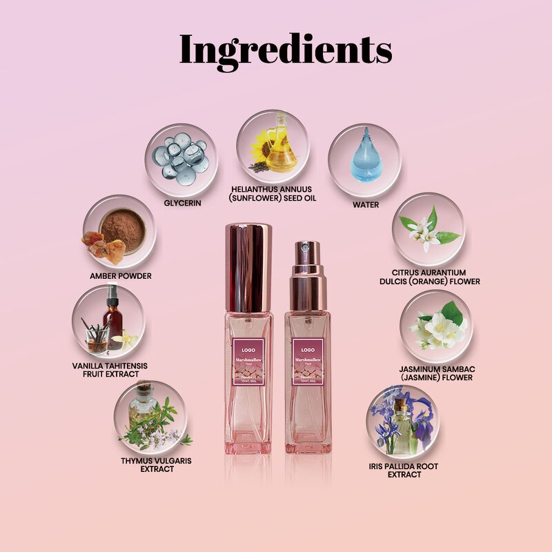 Women's Body Mist Spray - Manufacturer - 10 ml Sweet Marshmallow Amber Vanilla Musk Eau De Parfum