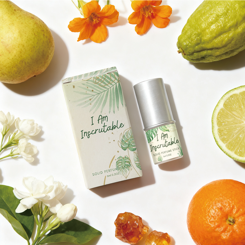 Solid Perfume Balm Stick - Manufacturer - Custom Packaging Jasmine Bergamot Amber Musk Floral