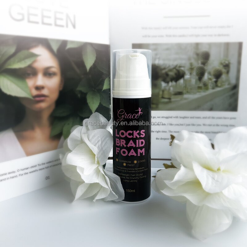 Locks Braids Foam Mousse - Manufacturer - Long Lasting Style Shine No Frizz Fraying Hair Extension