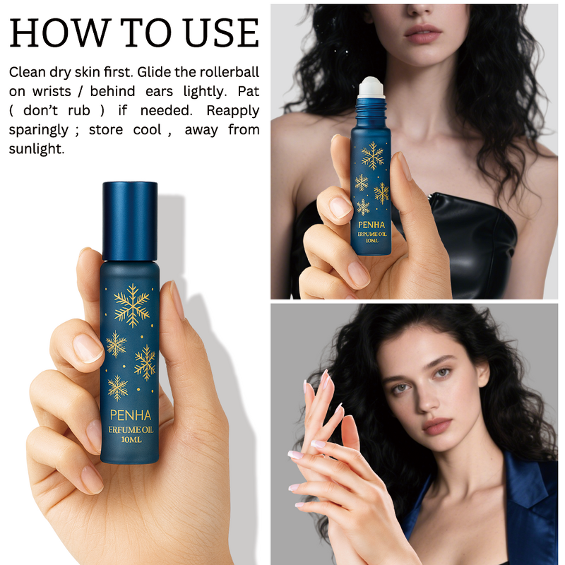 Pheromone Roller Perfume Kit - Manufacturer - Luxury 3in1 Fruity Floral Amber Festival Gift Roll-on