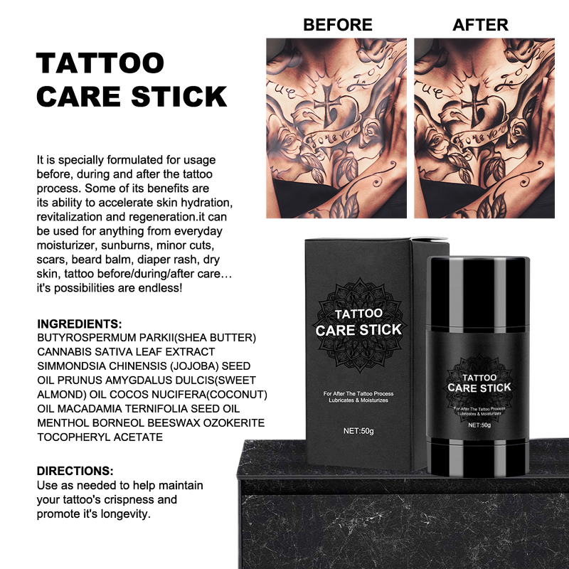 Tattoo Care Stick - Manufacturer - Private Label Butter Deep Cleansing Brightening Organic Aftercare