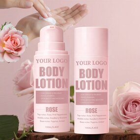 Rose Perfumed Body Cream - Manufacturer - Custom Logo 100ml Rose Aroma Refreshing Nourishing