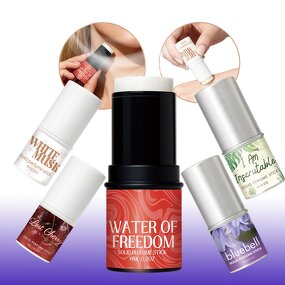 Solid Perfume Stick - Manufacturer - Custom Box 6g Bluebell Cherry Amber Musk Floral Fragrance