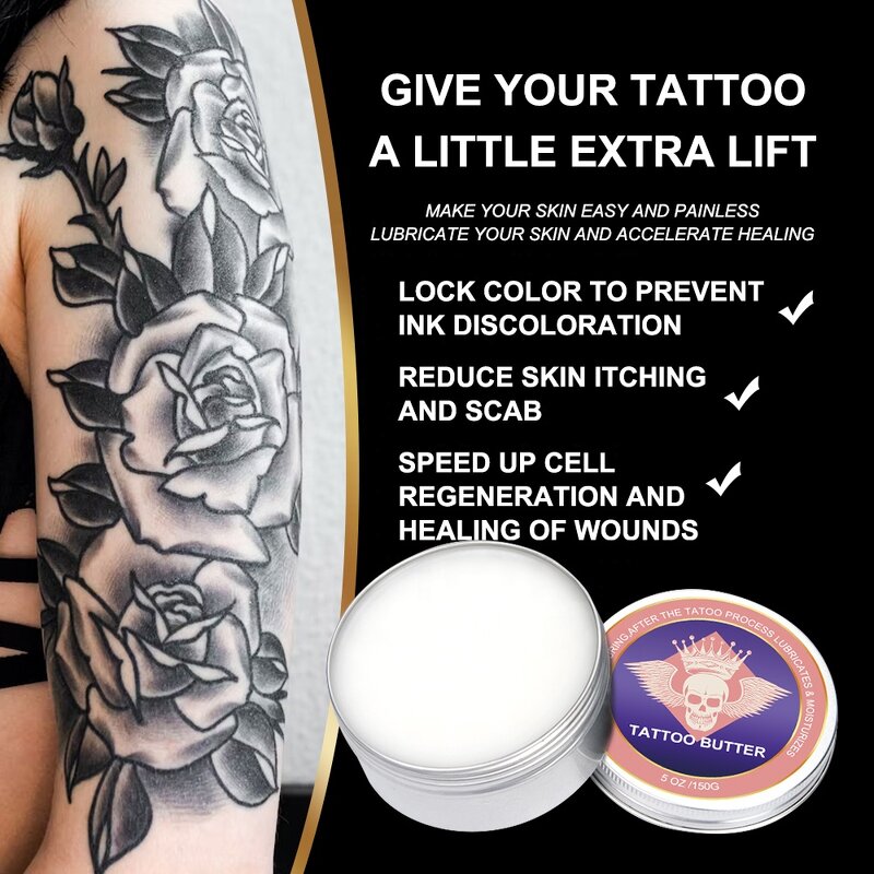 Tattoo Aftercare Kit - Manufacturer - Private Label Cleansing Foam Healing Balm Organic Tattoo Butter