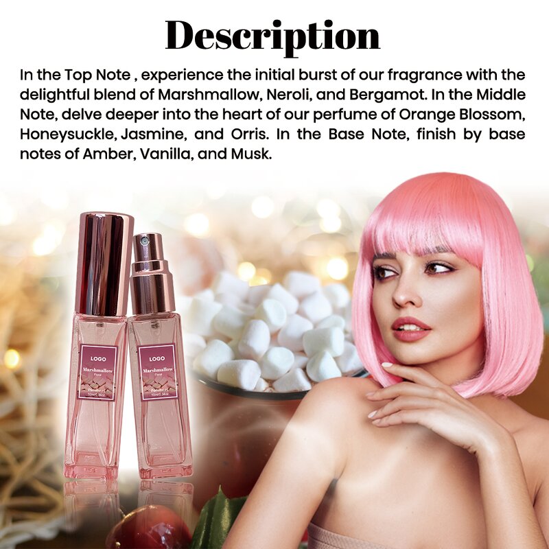 Women's Body Mist Spray - Manufacturer - 10 ml Sweet Marshmallow Amber Vanilla Musk Eau De Parfum