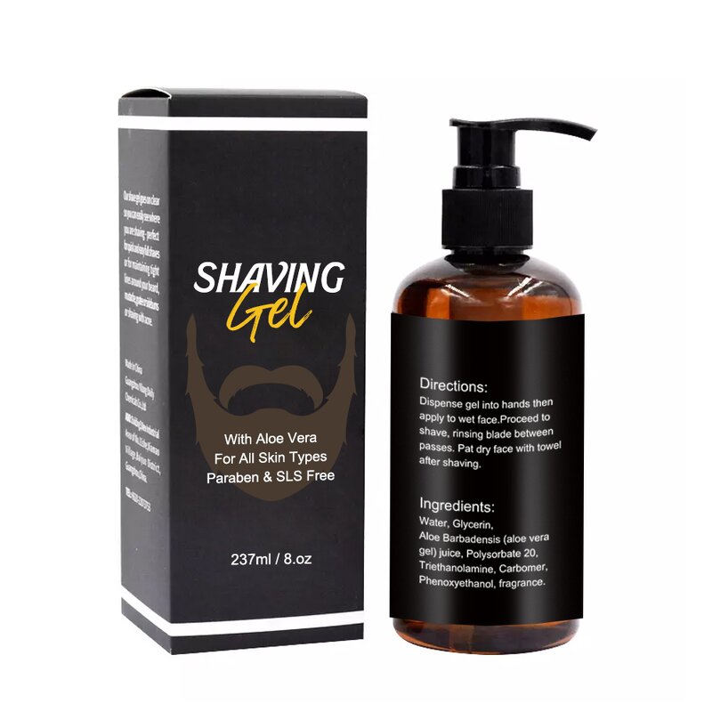 Beard Shaving Gel - Manufacturer - Wholesale Pre-Shave Beard Grooming Gel for Men