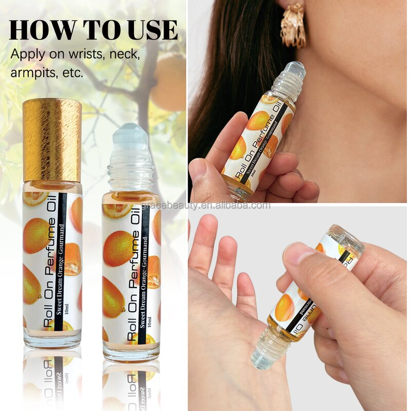 Pheromone Roll on Perfume - Manufacturer - Custom Women's Sweet Fruity Musk Aroma Parfum De Feromnio