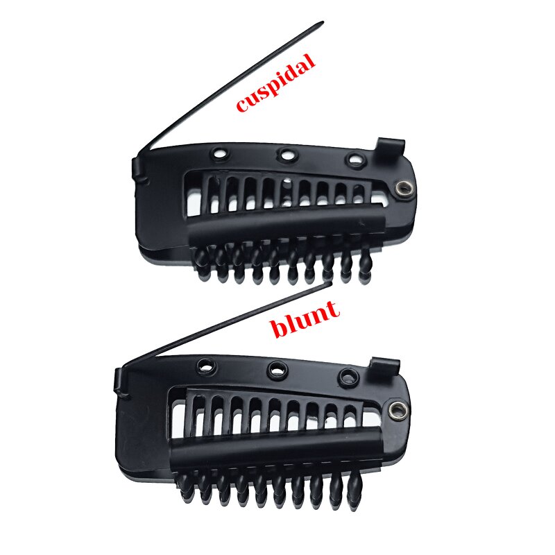 Steel Wig Clip - Manufacturer - Wholesale 10 Teeth Blunt Pointed Cuspidal Needle Hair Pins With Combs
