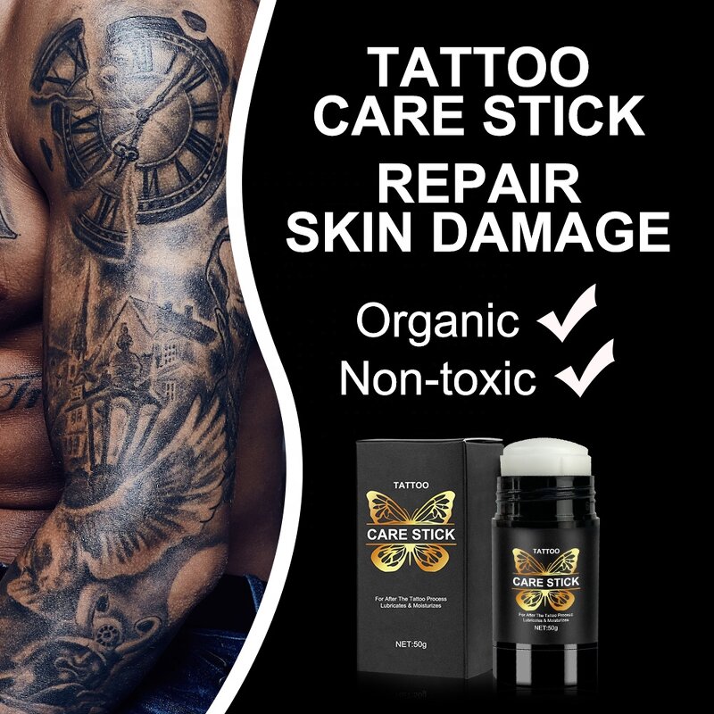 Tattoo Aftercare Ointment - Manufacturer - Custom Logo Organic Long Term Enhance Colors Brighten Balm