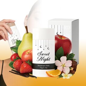 Body Fragrance Deodorant Balm - Manufacturer - Custom 75g Fruity Jasmine Floral Odor Control Stick