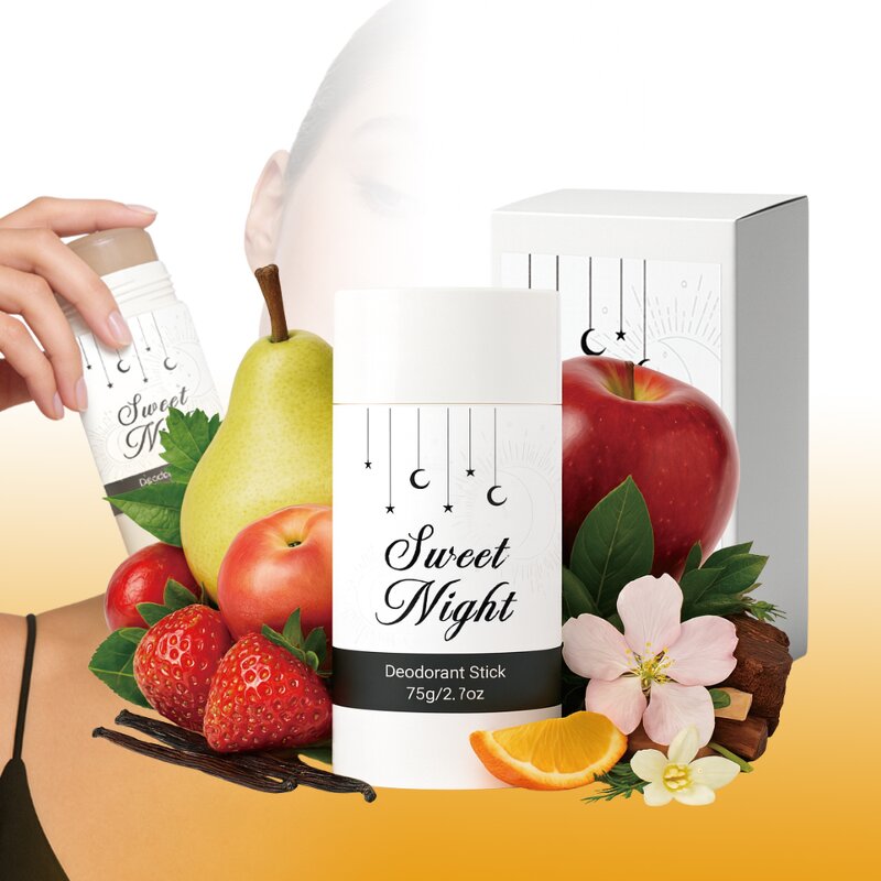 Body Fragrance Deodorant Balm - Manufacturer - Custom 75g Fruity Jasmine Floral Odor Control Stick