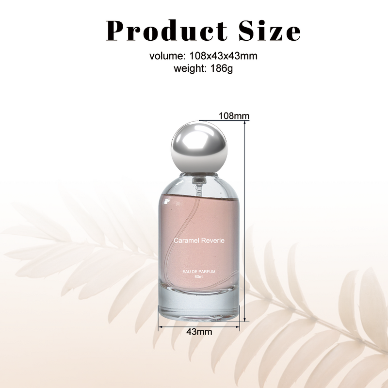 Women's Eau De Parfum Spray - Manufacturer - Luxury 80ml Sweet Caramel Gourmand Aroma Fragrance