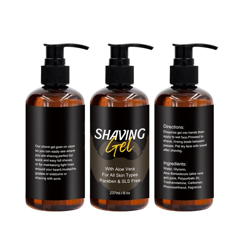 Beard Shaving Gel - Manufacturer - Wholesale Pre-Shave Beard Grooming Gel for Men